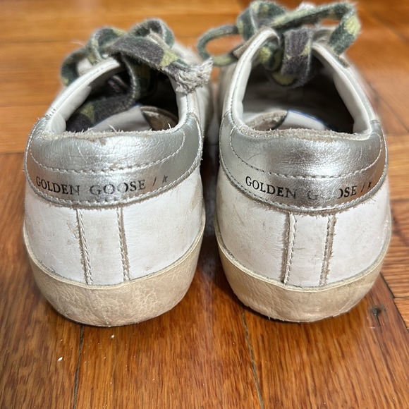 Golden goose kids low top camouflage lace sneakers size 30 - Picture 6 of 8